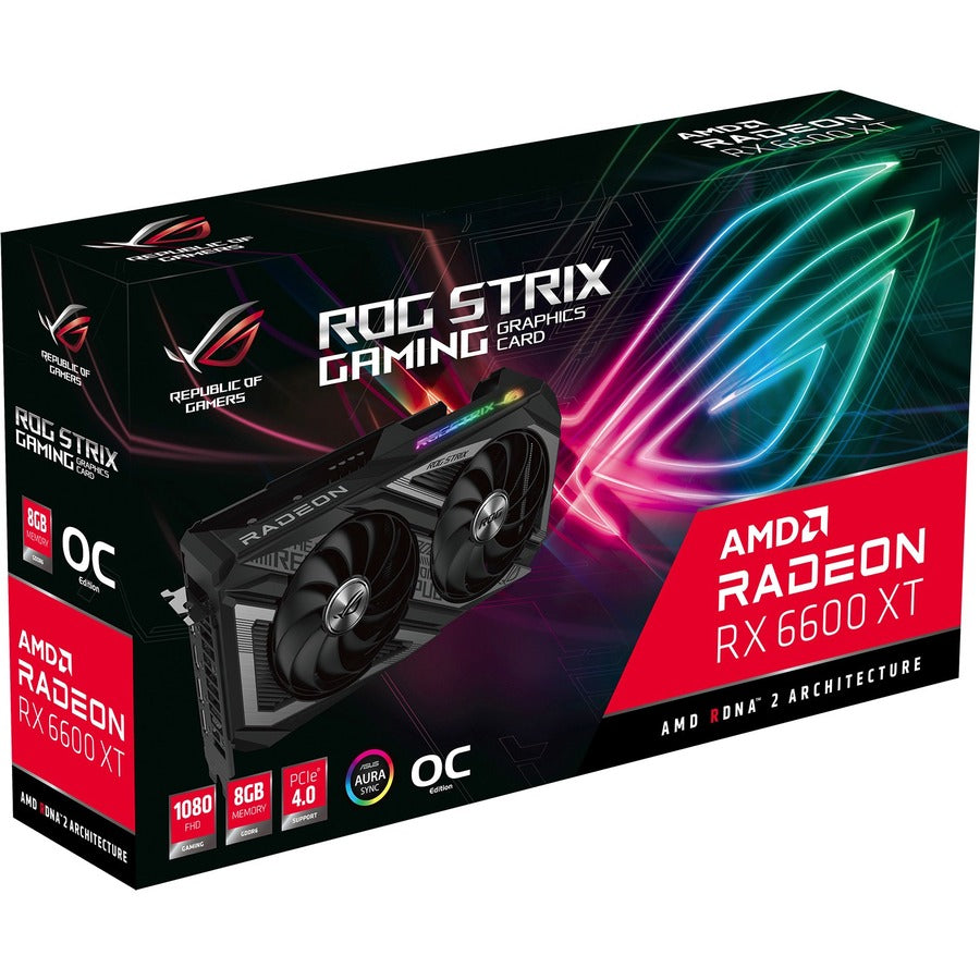 Asus ROG AMD Radeon RX 6600 XT Graphic Card - 8 GB